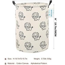LANGYASHAN Storage Bin，Canvas Fabric Collapsible Organizer Basket