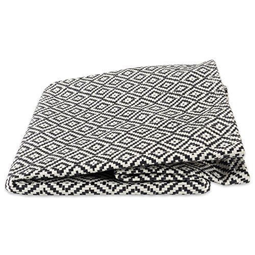 DII Geo Diamond Woven Paper Laundry Hamper or Storage Bin