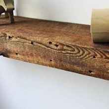 Modern Timber Craft 12" W x 7" D x 2 3/4" H Rustic, Fireplace Mantel Shelf