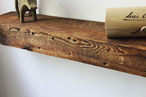Modern Timber Craft 12" W x 7" D x 2 3/4" H Rustic, Fireplace Mantel Shelf