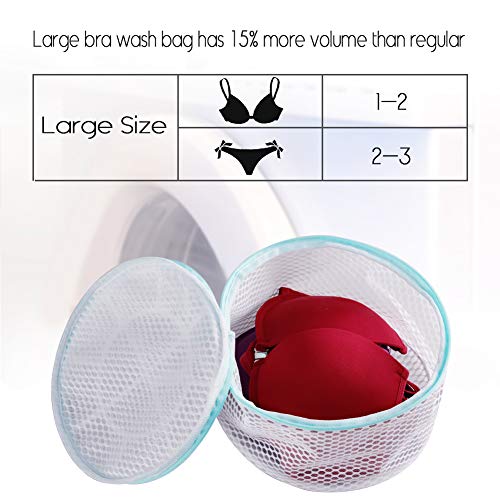 Plusmart Bra Laundry Bag, Mesh Laundry Bag for Delicates, Bra Washing Bag