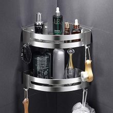 AK KYC Shower Corner Shelf Shower Caddy Wall Mounted Aluminum Bathroom