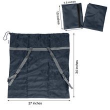CALACH Extra Large Laundry Bag Backpack 27" x 34" Sturdy and tear resistant