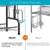 Dish Drying Rack, GSlife 2 Tier 304 Stainless Steel Dish Rack with Utensil Holder