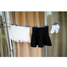 HAWATOUR 2 Pack Portable Travel Clothesline Adjustable Laundry Clothesline