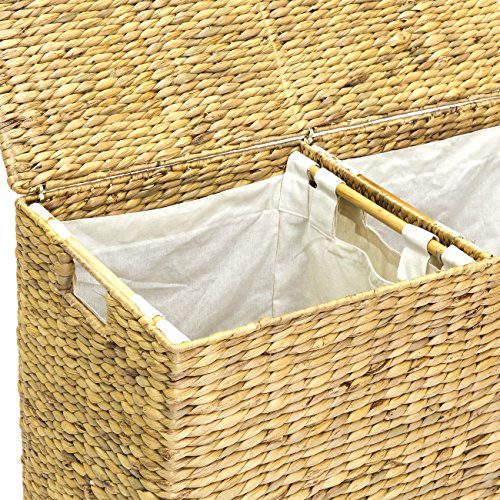 Best Choice Products Extra Large Natural Woven Water Hyacinth Double