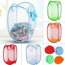 Qtopun Mesh Popup Laundry Hamper, Foldable 2 Pack