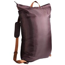 Large Laundry Bag『24"X34"』with Zipper,KSMA College Laundry Backpack with 2 Strong Adjustable Shoulder Straps for College Students Apartment Dorm-Room(Brown)