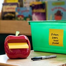 Post-it Pop-up Notes Dispenser for 3 in x 3 in Notes, Apple Shaped Dispenser