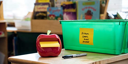 Post-it Pop-up Notes Dispenser for 3 in x 3 in Notes, Apple Shaped Dispenser
