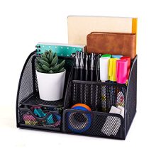 MDHAND Office Desk Organizers and Accessories, Mesh Desk Organizer