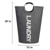 MEMX Laundry Basket, 82L Laundry Hamper - Durable Handles Collapsible Fabric