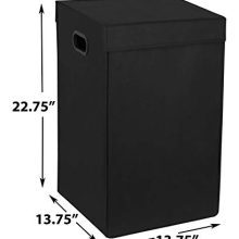 Simple Houseware Foldable Laundry Hamper Basket