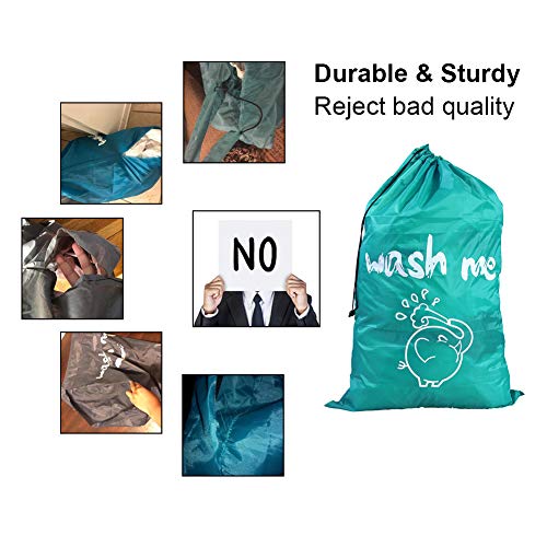Unicité 2Pack Large Travel Laundry Bag(36"X25") Cute Durable Storage Bag
