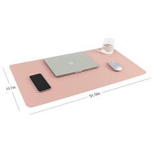 Dual-Sided Multifunctional Desk Pad, Waterproof Desk Blotter Protector
