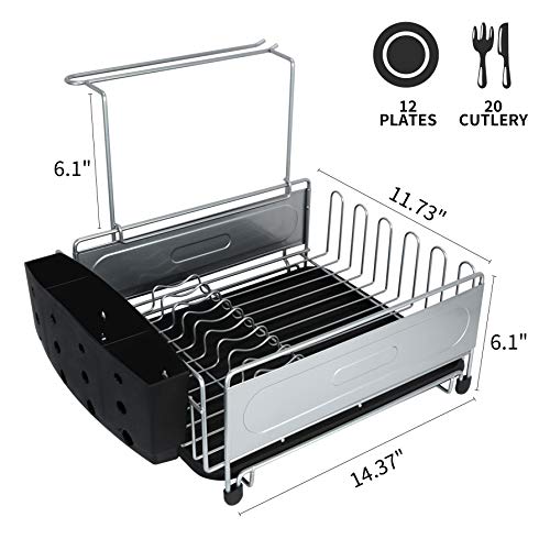 Dish Drying Rack, MNOPQ Multifunctional Rust Proof Kitchen Sink Counter