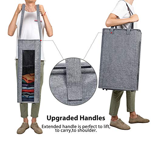 Chrislley 66L Slim Laundry Hamper Tall Laundry Basket Narrow Laundry Hamper