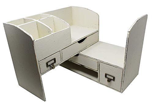 Executive Office Solutions Adjustable Wooden Desk Organizer for Desktop