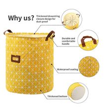 Clothes Laundry Hamper Storage Bin Large Collapsible Storage Basket Kids Canvas