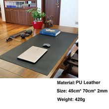 ZSZBACE Leather Desk Mat- Extended Large Gaming Mouse Pad 27'' 17''