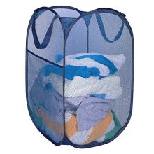 HOMEIDEAS Pack of 2 Pop Up Mesh Laundry Hamper Portable & Collapsible Popup