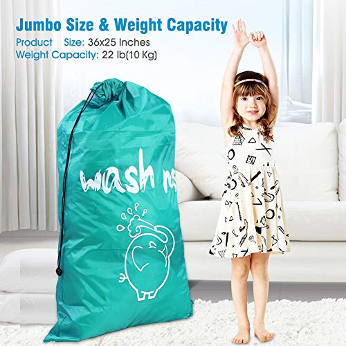 Unicité 2Pack Large Travel Laundry Bag(36"X25") Cute Durable Storage Bag