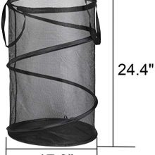 GANAMODA Collapsible Spiral Pop-up Mesh Hamper - Thicken to Avert Fissuration