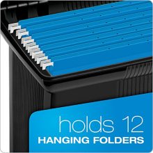 Pendaflex Portable File Box, Black