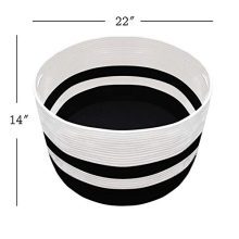 Eco-Friendly 100% Cotton Rope Laundry Basket – Lightweight, Machine Washable & Perfect for Baby Clothes