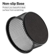 🧲 MaxGear Mesh Paper Clip Holder – Declutter Your Desk with Sleek, Noiseless Organization