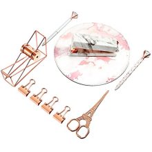 TOODOO Desk Accessory Organization Kit, Set of Stapler, Mouse Pad