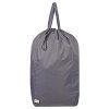 UniLiGis Tear Proof Nylon Laundry Bag with Handles,Travel Laundry Bag with Drawstring Closure,Dirty Clothes Bag Fit Most Laundry Hamper or Basket,27.5x34.5 in,Grey
