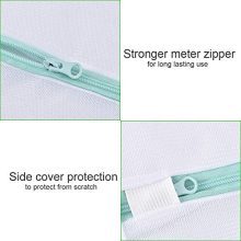 OTraki 2-Pack Mesh Laundry Bags – Strong Zipper Protection for Delicates, Safe Wash & Drying