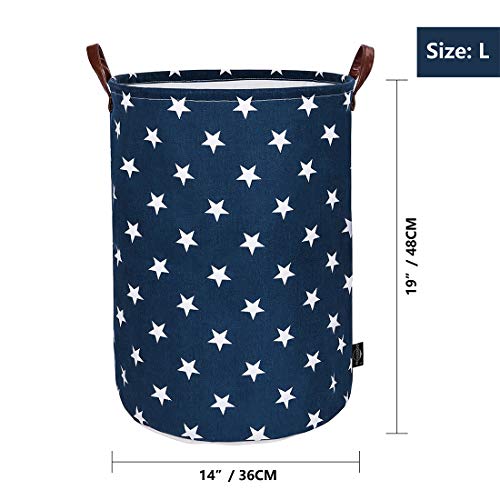DOKEHOM 19-Inches Thickened Large Laundry Basket -(9 Colors)