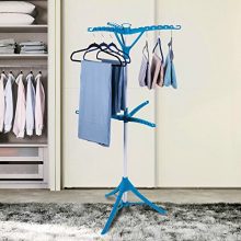 Drynatural Triod Clothes Drying Rack 2-Tier Garment Rack Portable Indoor