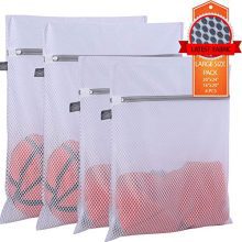 Extra Large Honeycomb Mesh Laundry Bag- Pack of 4 (2 Extra Large + 2 Large )