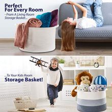 XXXL Blanket Basket Large Basket - Cotton Rope Basket Woven Basket