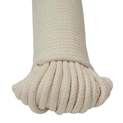 Household Essentials All-Purpose Cotton Clothesline Rope | 100Ft Length