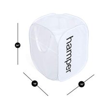 Smart Design King Size Pop Up Laundry Hamper w/Side Pocket & Handles