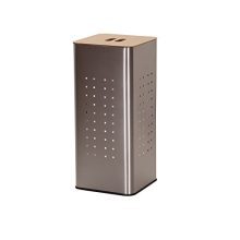 Household Essentials 7080-1 Square Metal Laundry Hamper