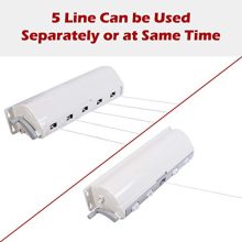 Drynatural Retractable Clothesline Wall Mounted Clothes Dryer Line