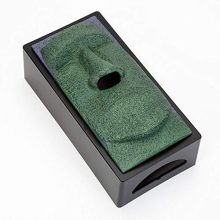 Bits and Pieces-Tissue Box Cover Stone Face Tissue Holder - Great Gag Gift