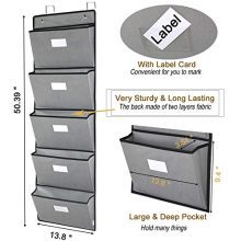 Over The Door File Organizer,Wall Mounted Hanging File Folder Holder Mail