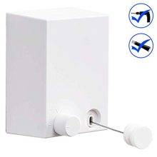 ELLO&ALLO Adhesive Retractable Clothesline with Adjustable Stainless Steel