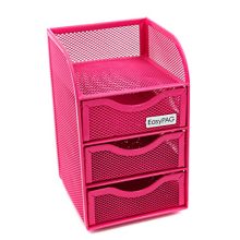 EasyPAG Mesh Desk Accessorie Organizer 3 Drawer Office Supplies Caddy