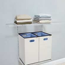 Rubbermaid Configurations 23-Inch Foldable Laundry Hamper, White