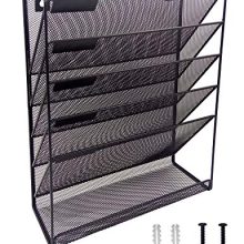 GDinDinFan Wall File Organizer Holder Mesh Hanging Paper Document Holder