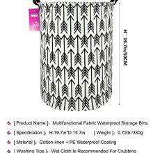 INGHUA Large Canvas Fabric Lightweight Storage Basket/Toy Organizer/Dirty Clothes