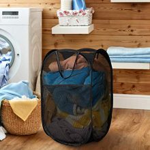 Simplized 2 Pack Popup Laundry Hamper, Foldable Pop-up Mesh Hamper