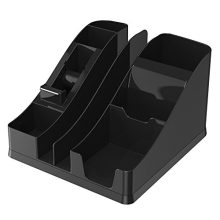 Deflecto Silhouettes All-In-One Desk Caddy, Office Supplies Caddy